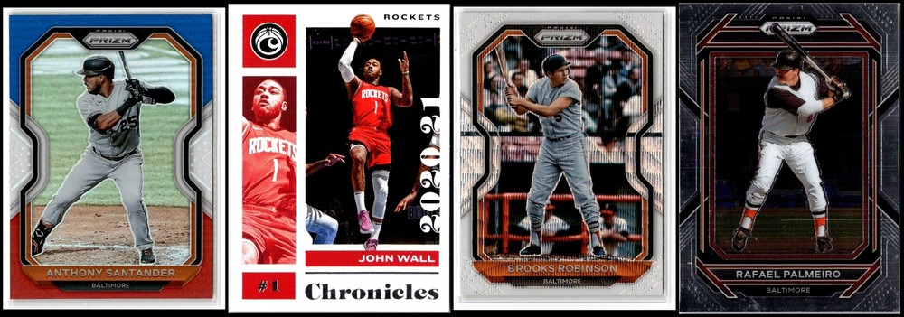Panini Prizm Baltimore Orioles (4) Card Lot - LIMITED EDITION – RARE GEM
