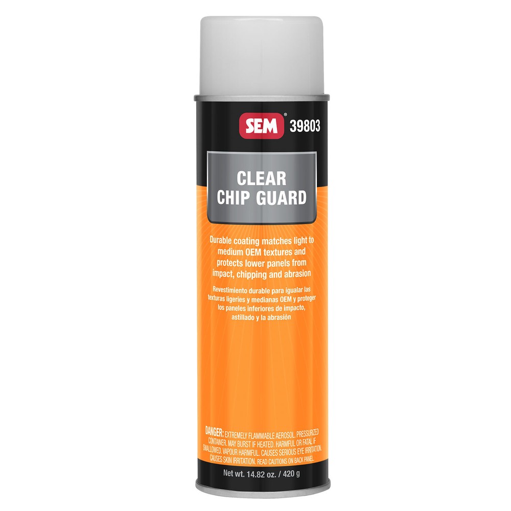 SEM Paint Rocker Panel Coating Flat Clear Chip Guard Aerosol 12 oz. Ea 39803