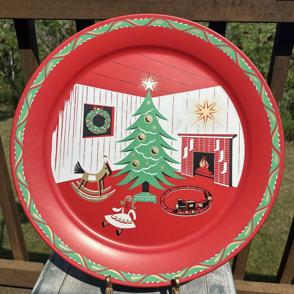 $REDUCED$ 1950s Marcelline Stoyke Christmas Metal 19