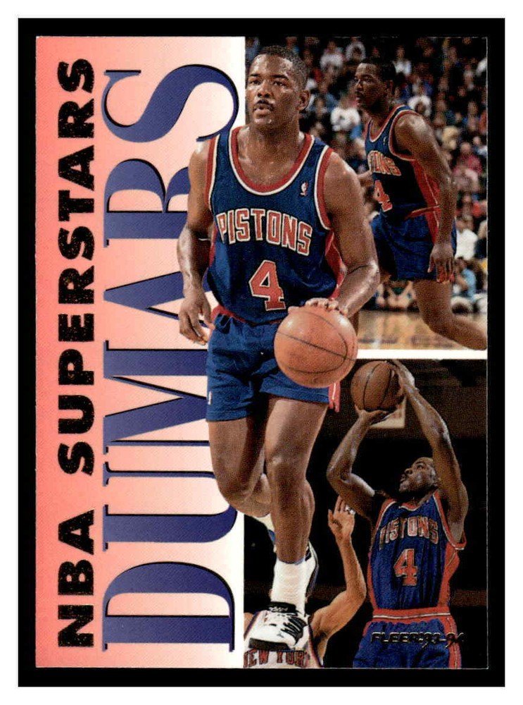 1993-94 Fleer #5 Joe Dumars NBA Superstars