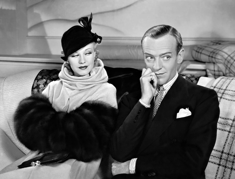 Fred Astaire Ginger Rogers 4x6 Vintage Celebrity Photo Print