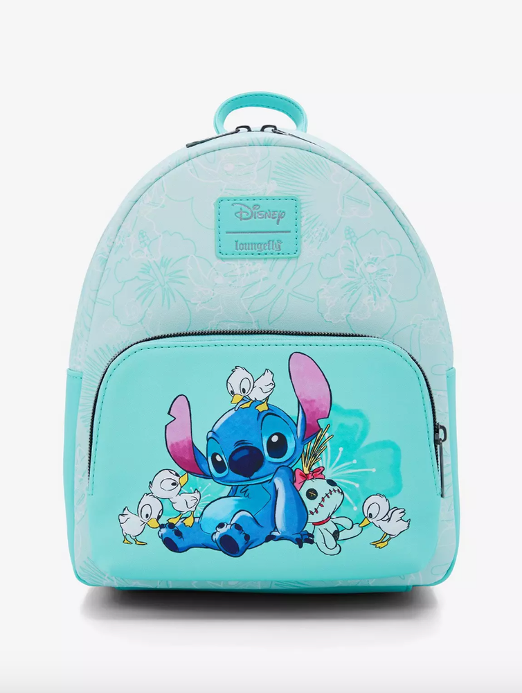 Loungefly Disney Stitch With Ducks Mini Backpack - NEW