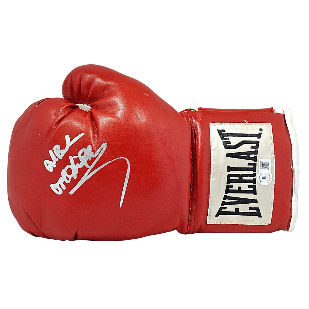 Vince Phillips Signed Boxing Glove Beckett Proof Everlast Boxer Autograph COA