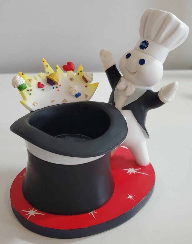 Pillsbury doughboy Danbury Mint Abracadabra votive candle holder new 🪄-image