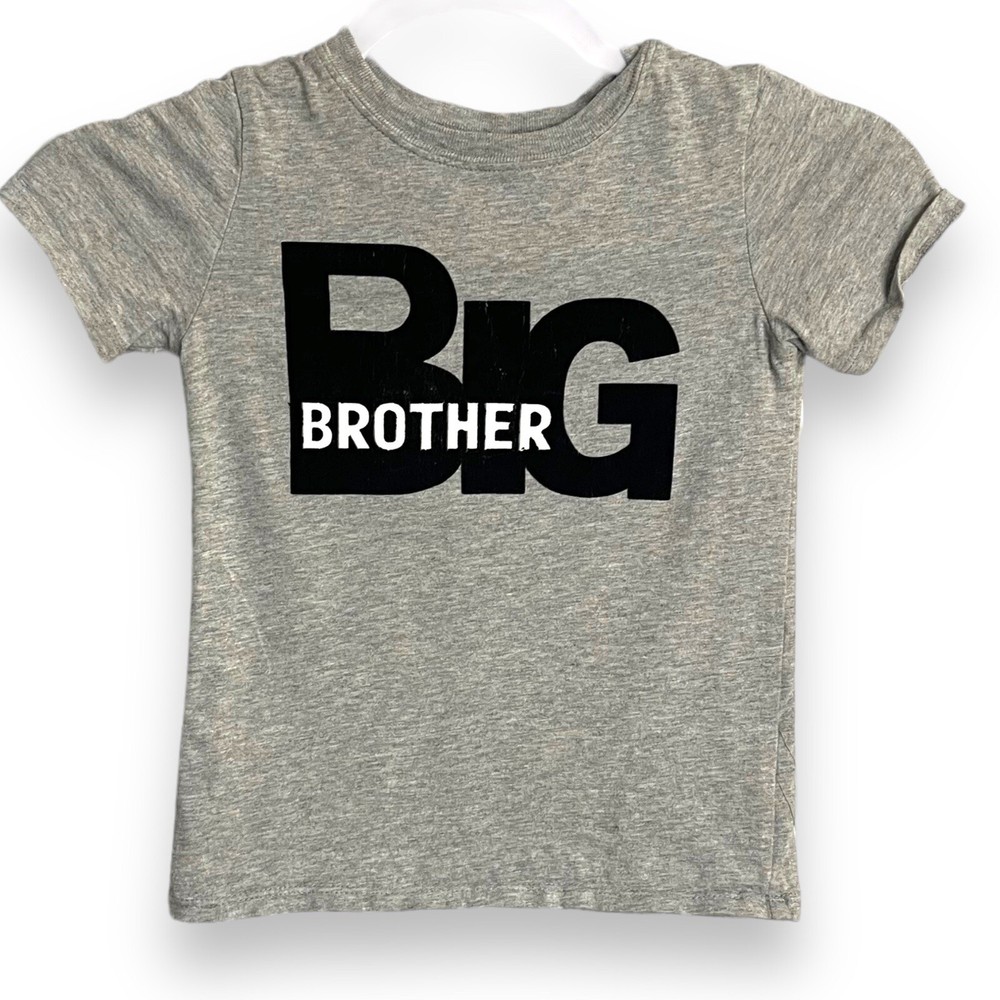 Big Brother Koala Kids Graphic Print T-Shirt Boys 4T Gray Toy's R US Casual Top
