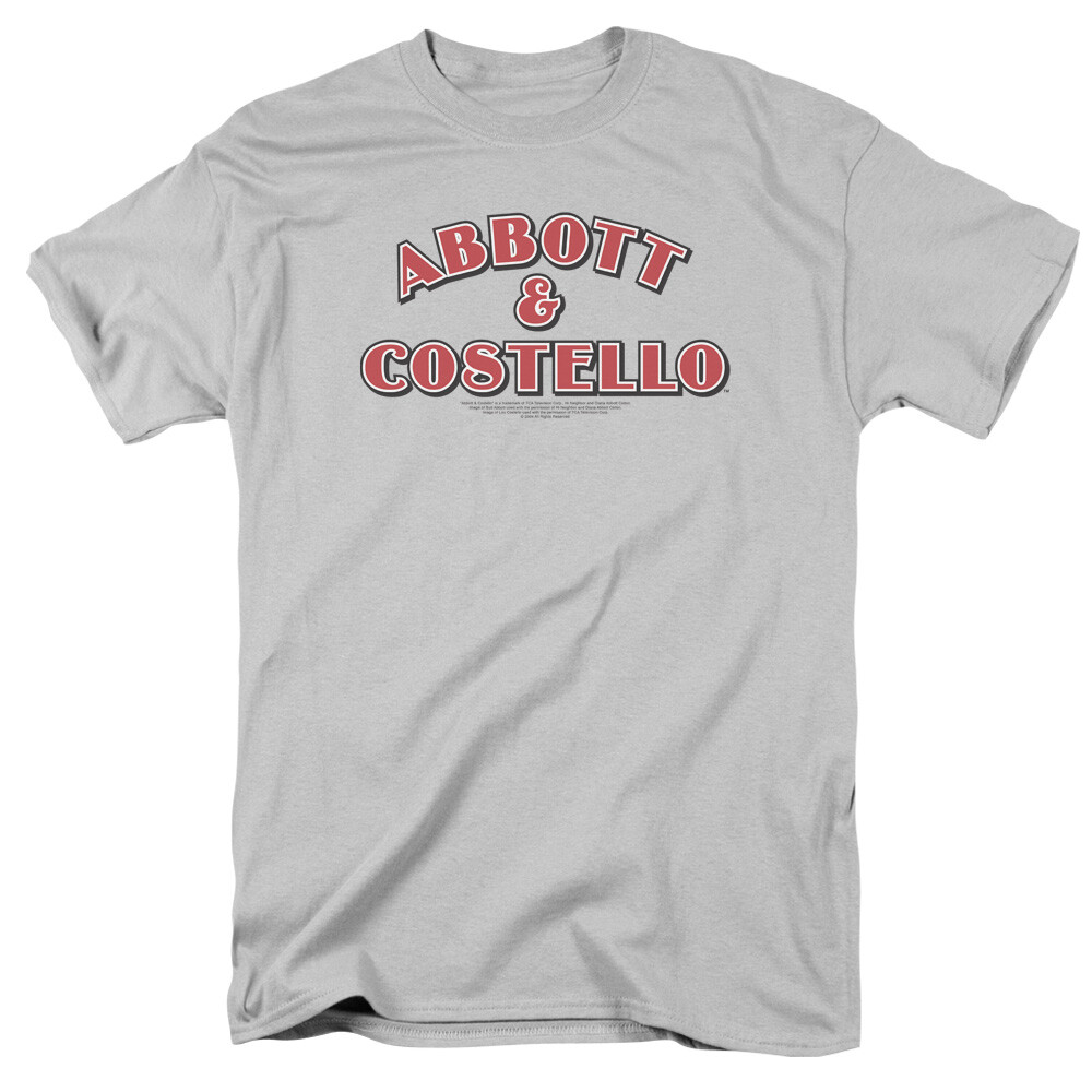 ABBOTT & COSTELLO LOGO Licensed Adult Men's Graphic Tee Shirt SM-3XL-image