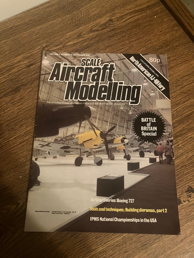 Vintage Back Issue of Scale Aircraft Modeling Magazine - September 1980