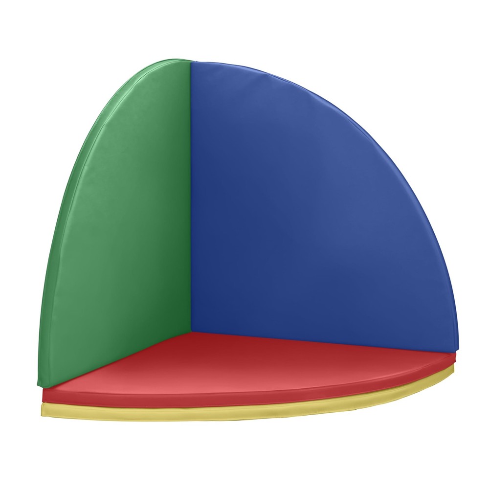 SoftZone All-Around 4-Piece Activity Mat for Playtime and Reading Nook in Assorted Colors  