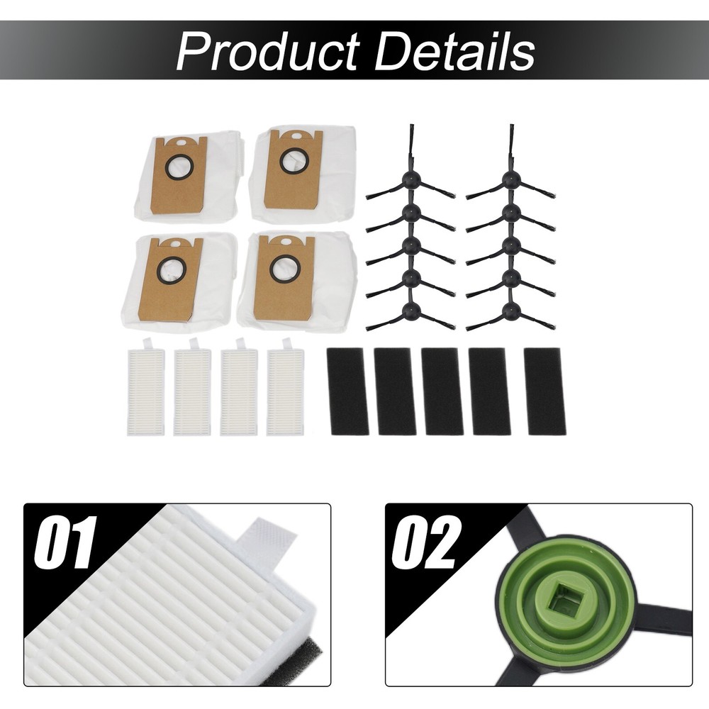 Replacement Parts for ionvac SmartClean V4 RoboVac Accessories  