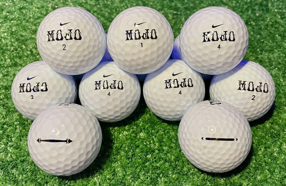 Nike Mojo -- 1 Dozen (12) -- 5A/4A Mint & Near Mint Golf Balls (AAAAA/AAAA)