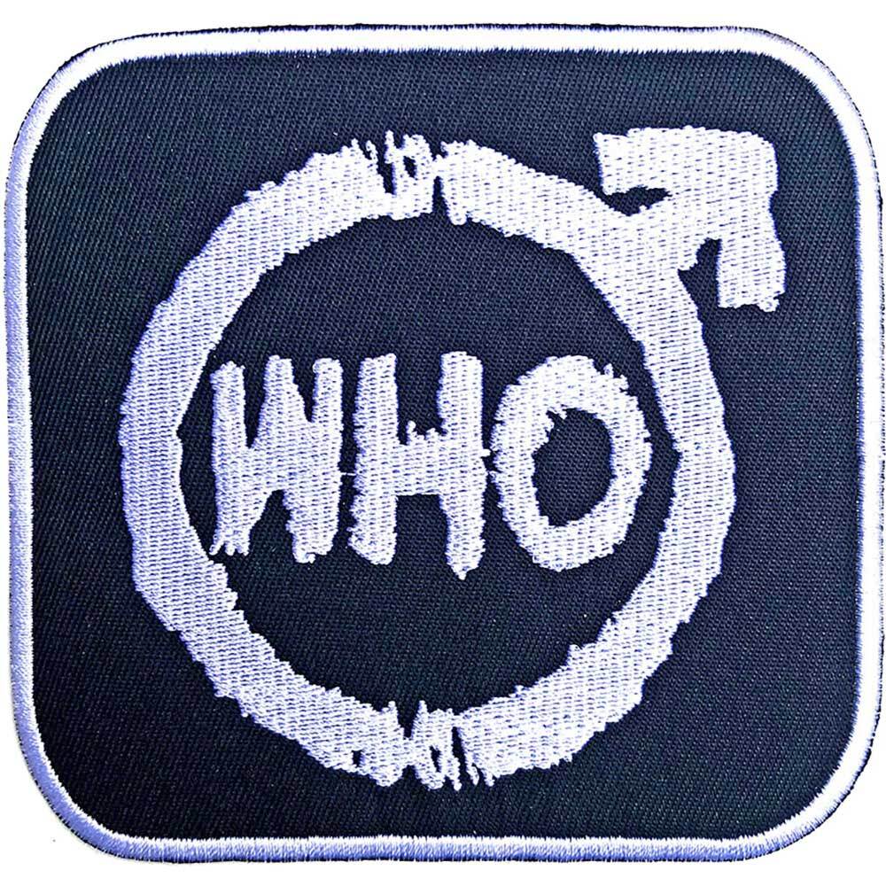 The Who Patch Spray Band Logo Official Embroidered woven iron on Size Accessory