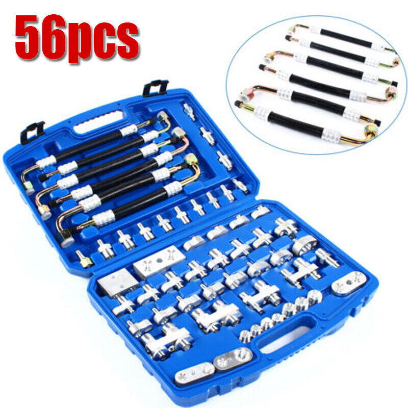 56pcs Air Conditioning Leak Test Kits Detector Detection Tools Auto Repair Tool