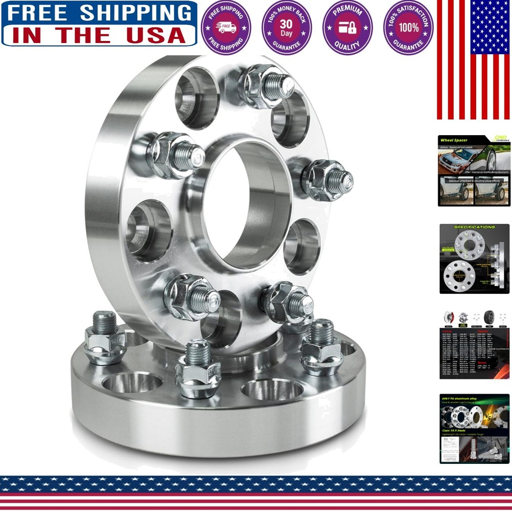 25mm Wheel Spacers - 6061 T-6 Aluminum for Lexus IS/ES/GS Series - Bolt-on Kit