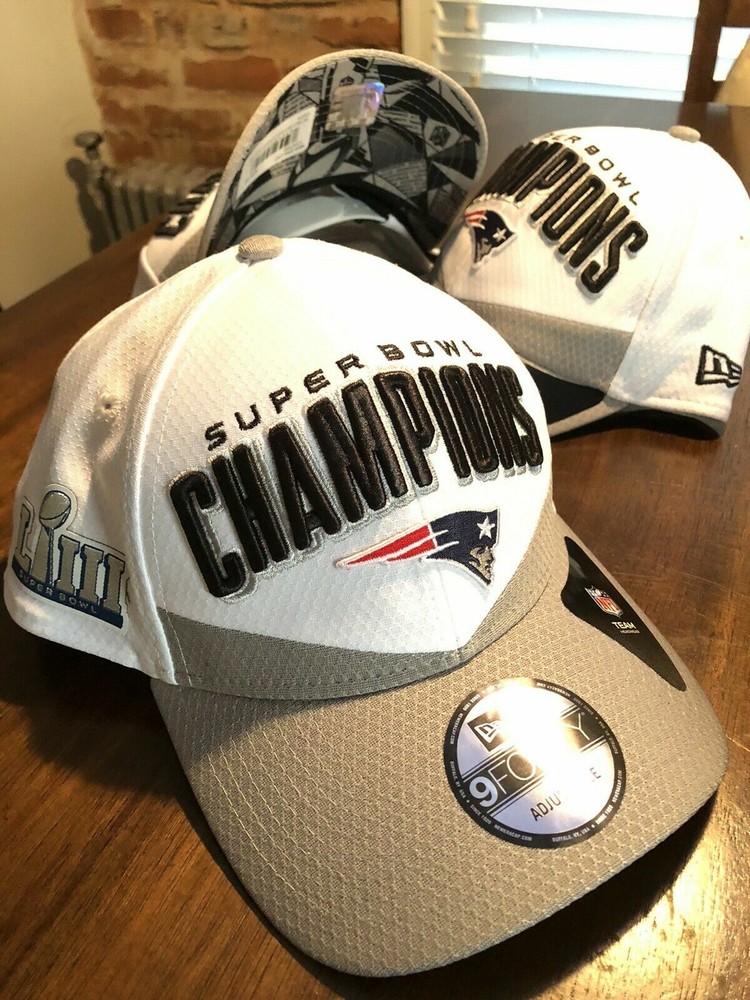 2019 NEW England Patriots Era 9forty Super Bowl 53 Champions Locker Room Hat Cap