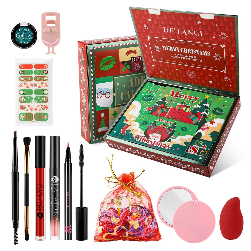Makeup Advent Calendar 2024, 12 Days Christmas Countdown Advent Calendar Gift...