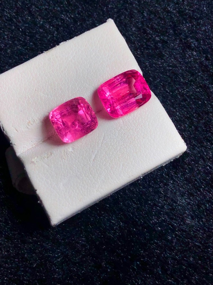 7.35Carat Mindblowing Vivid Pink Natural Rubylite Losse Gemstone From @Africa