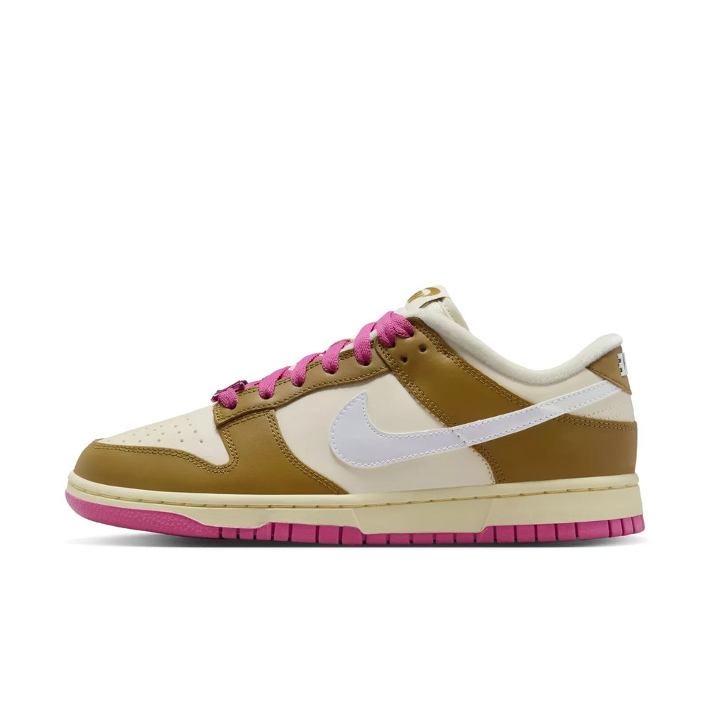 Womens Nike Dunk low SE Bronzine/Coconut milk