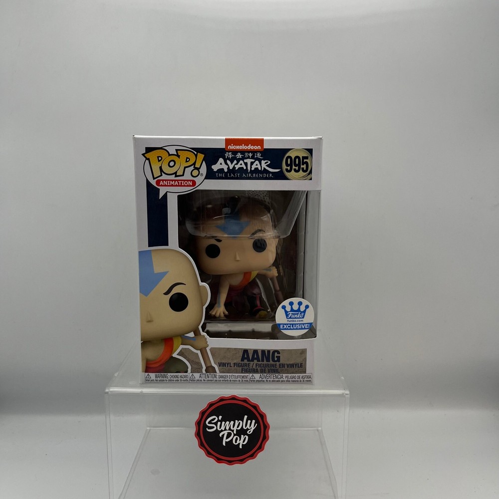 Funko Pop Aang Crouching #995 Avatar The Last Airbender Animation Funko Shop Exc-image