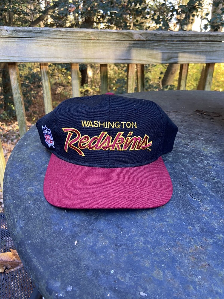 Vintage 90s Washington Redskins Sports Specialties Double Script Snapback Hat