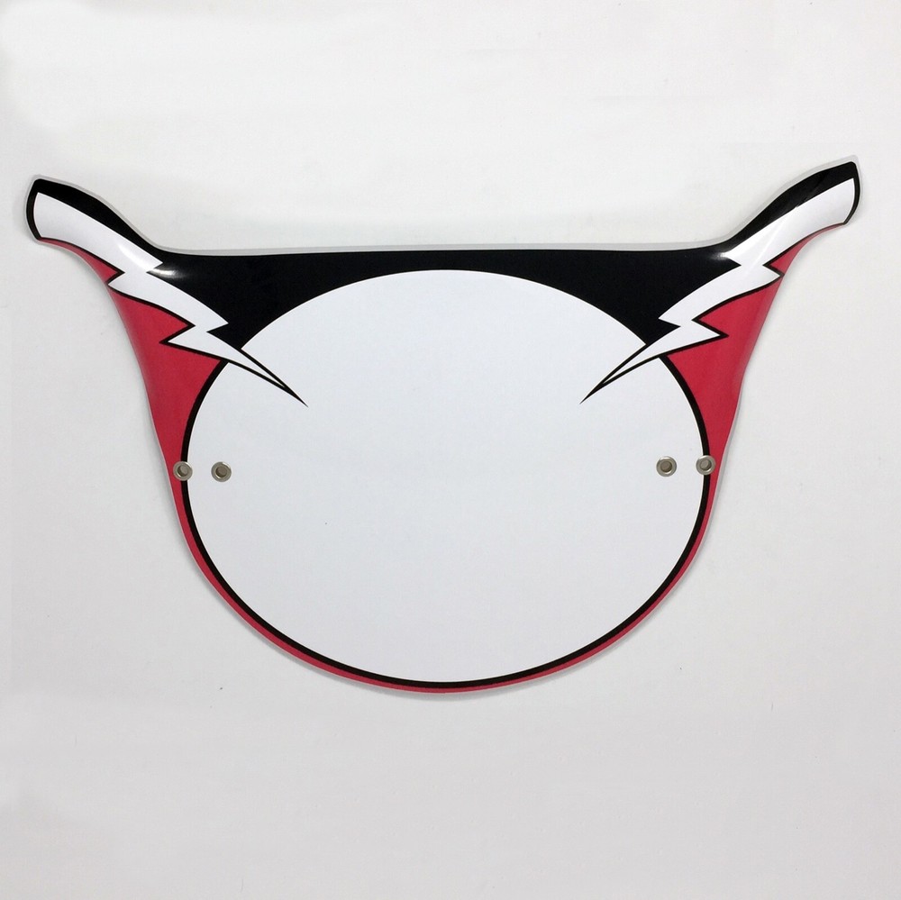 Haro-Style Lighting Bolt Pro Plate BMX Number Plate