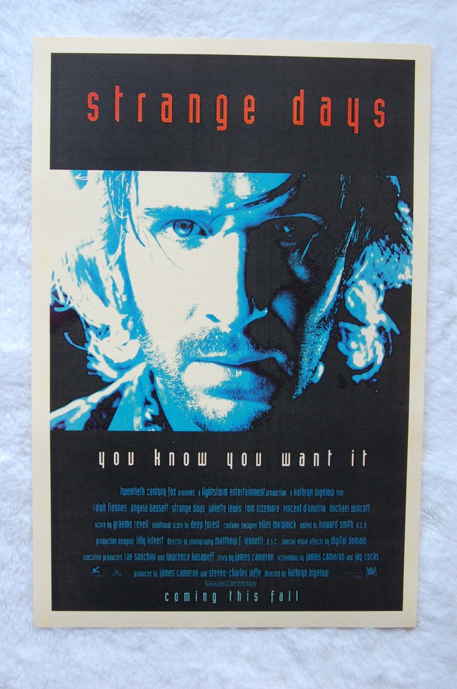 Strange Days vintage movie lobby card poster