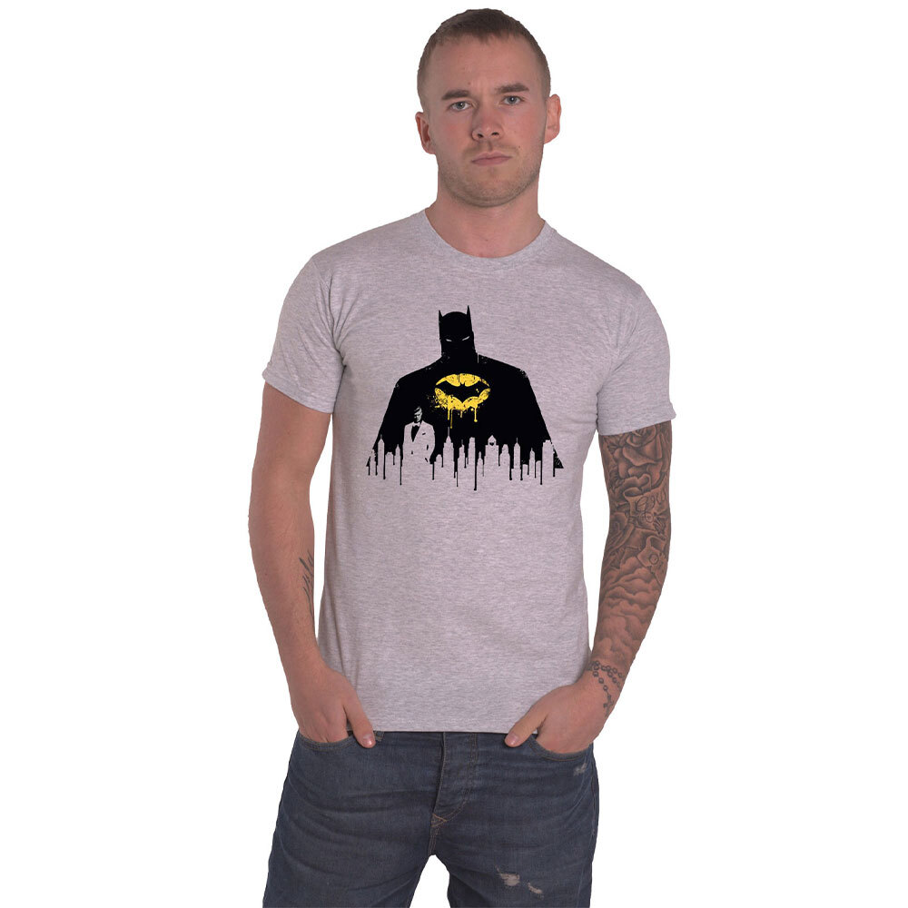 Batman Silhouette Drip T Shirt