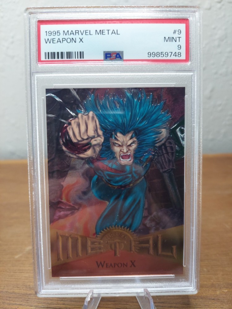 1995 Marvel Metal #9 - Weapon X - PSA 9 Mint - Low Pop