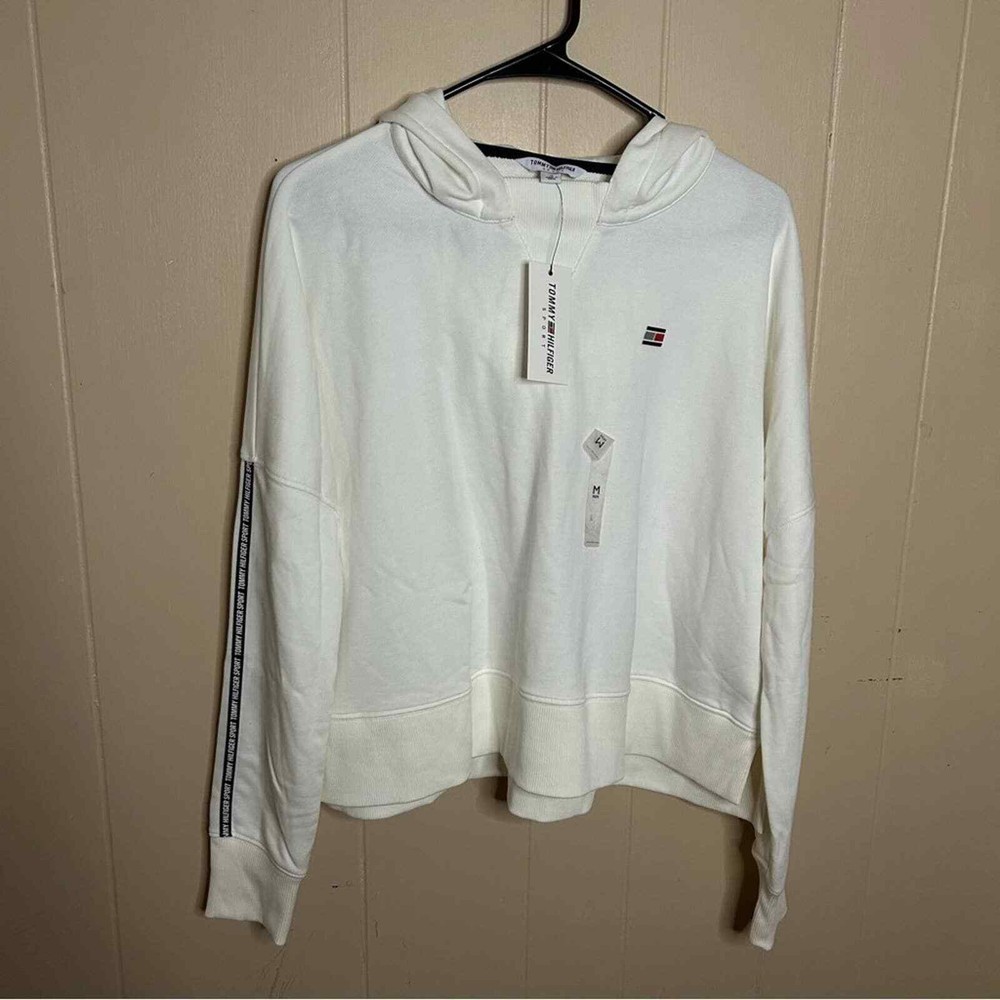 Tommy Hilfiger womens extra wide cropped hoodie