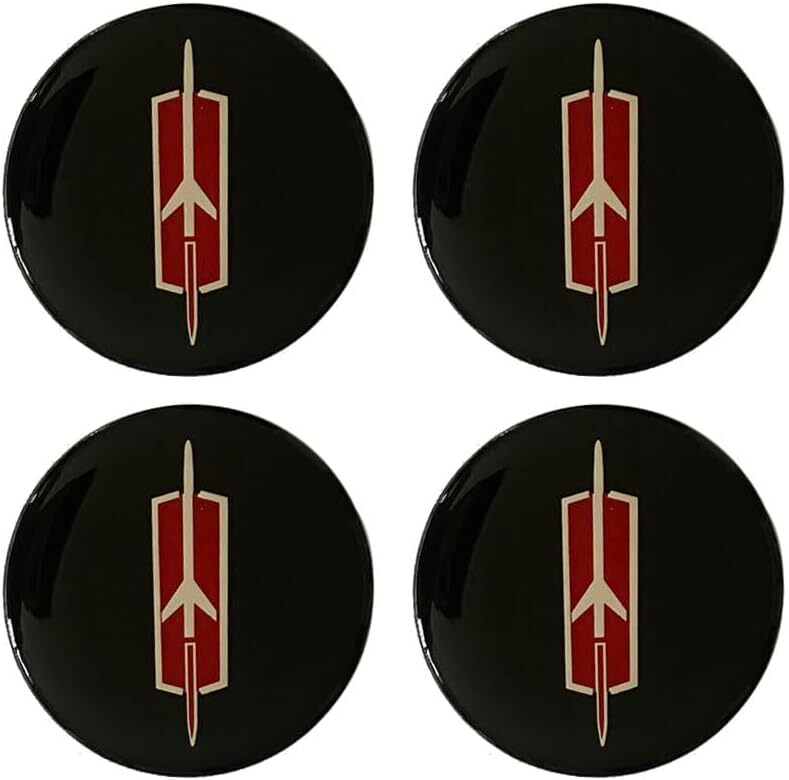 4X Wheel Center Hub Cap Sticker Emblem Oldsmobile Rocket 88 Cutlass SS II 2.16''