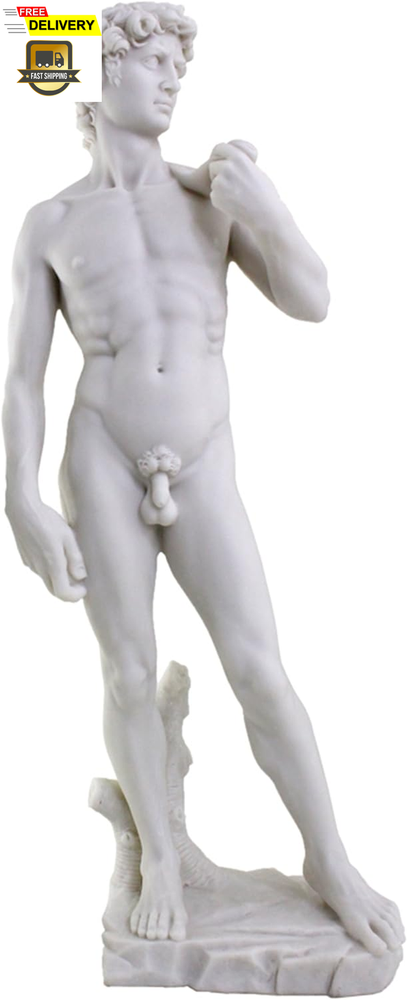 Top Collection Large 19.75 Inch Tall Michelangelo's David Statue Sculpture. P...