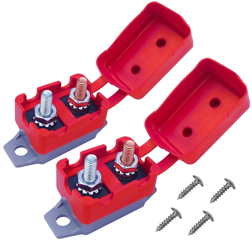 30 Amp Circuit Breaker Waterproof Inline Fuse Inverter for Car ATV Marine