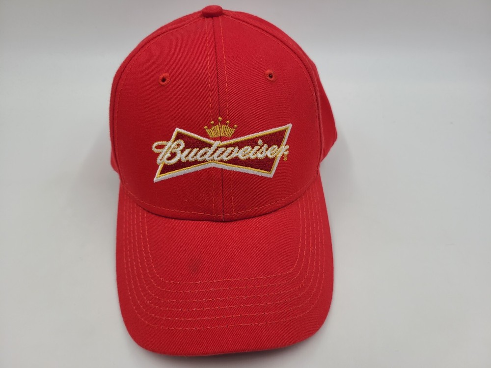 Budweiser Snapback Hat Cap College Party Beer Dad Mom Men Women Father Gift Red