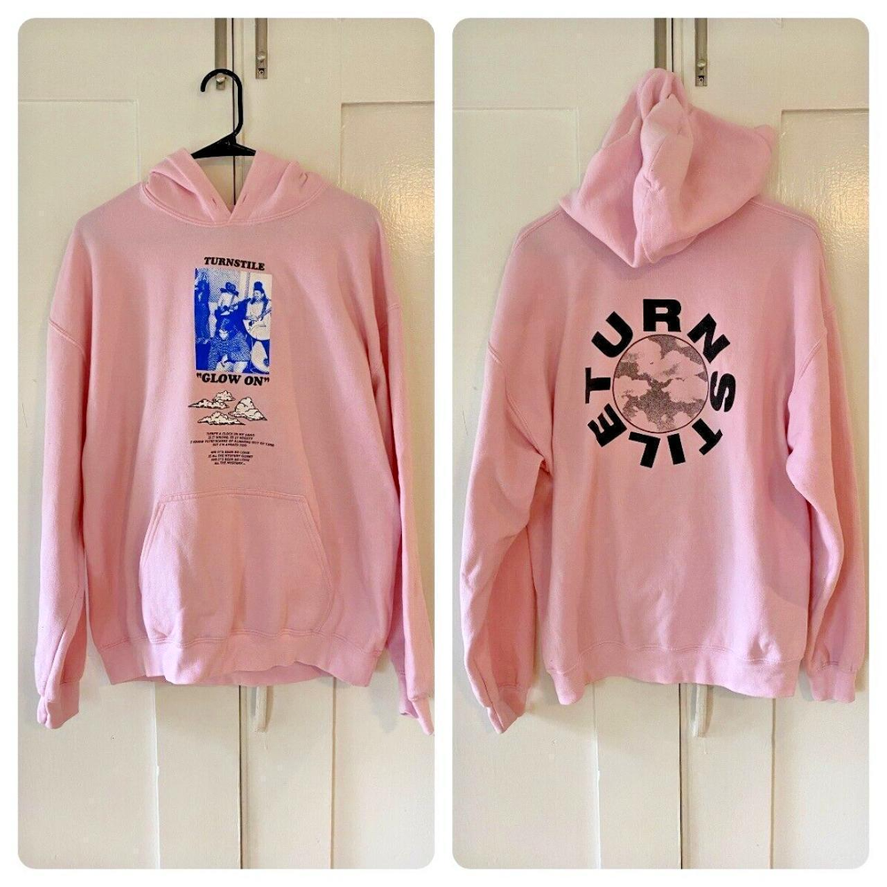Turnstile Glow On Tour Concert 2021 double sided hoodie, gift for fans