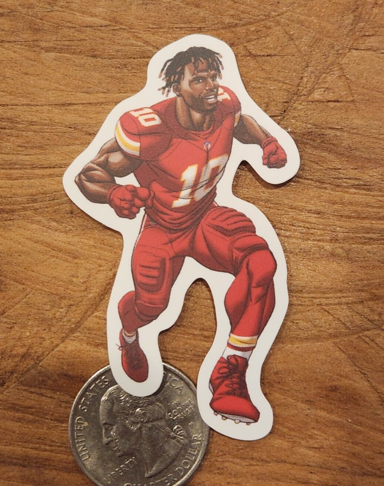 Tyreek Hill Kansas City Chiefs NFL Miami Dolphins Decal Sticker