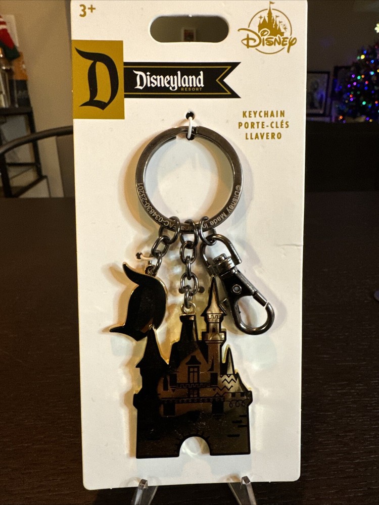 Disneyland Resort exclusive 2024 sleeping beauty castle enamel keychain