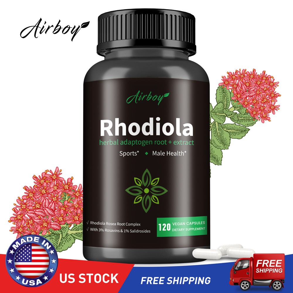 Rhodiola Extract - Support Energy and Endurance, Improve Focus, Clarity and Mood