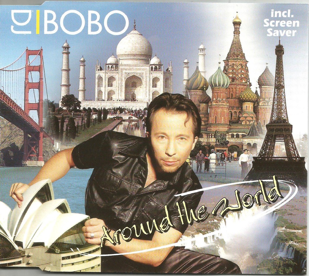 DJ BOBO Around the World 6TRX  EXTENDED & MIXES & INSTRUMENTAL CD Single SEALED