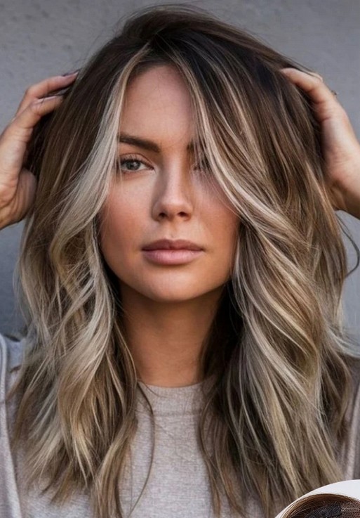 Highlight Ombre Blonde Brown Wig 13x4 Lace Front Wigs 100% Human Hair