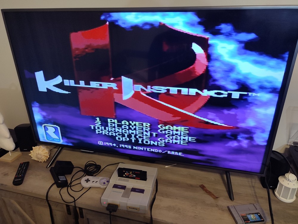 Super Nintendo SNES Game Console 1 Controller OEM Bundle Lot