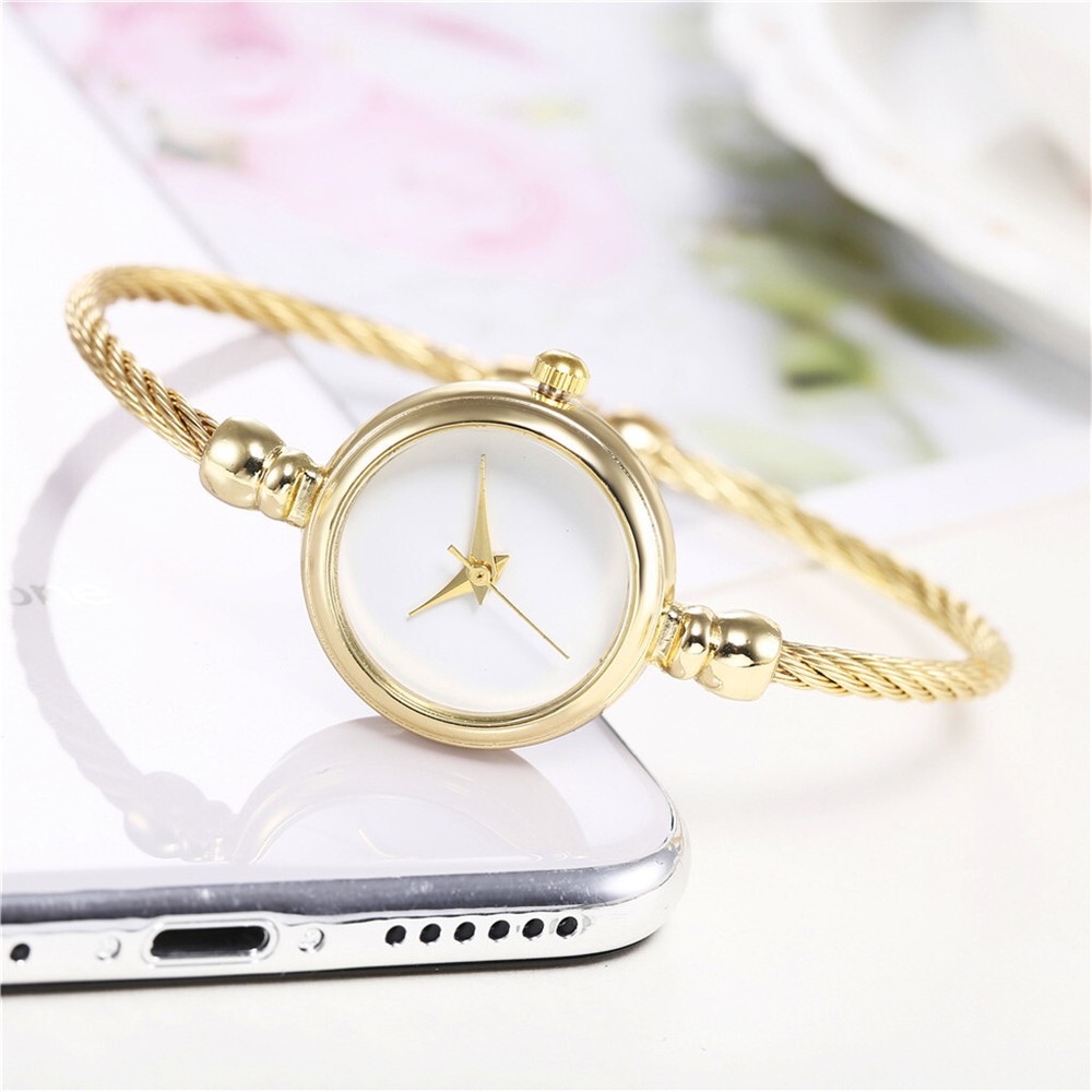 Elegant Casual Women’s Alloy Quartz Waterproof Wristwatch for Daily Wear
