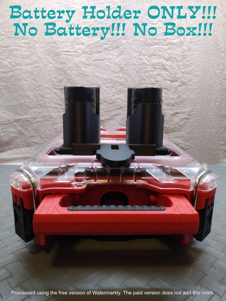 Milwaukee M12 Packout Modular Foam Kraft Tool Black 2X Interchangeable