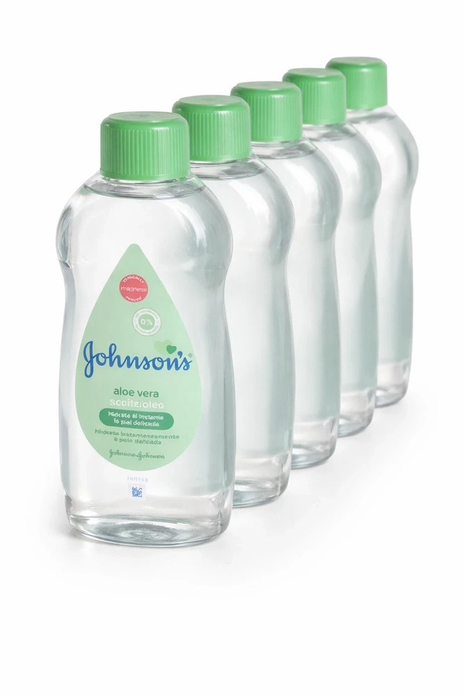Johnson & Johnson Baby Oil Aloe Vera & Vitamin E 14 Ounce