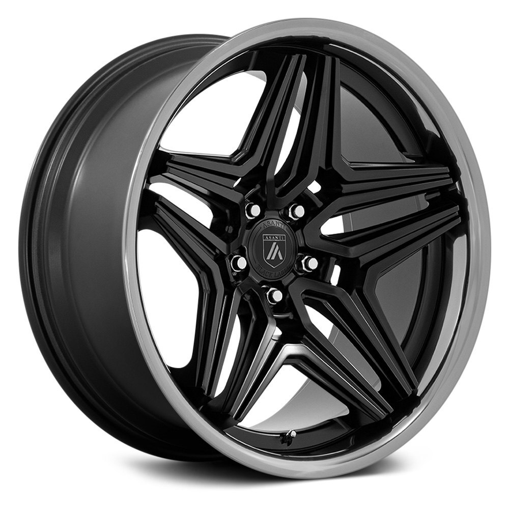 Asanti ABL-46 DUKE Wheel 22x10.5 (18, 5x120.65, 74.1) Black Single Rim