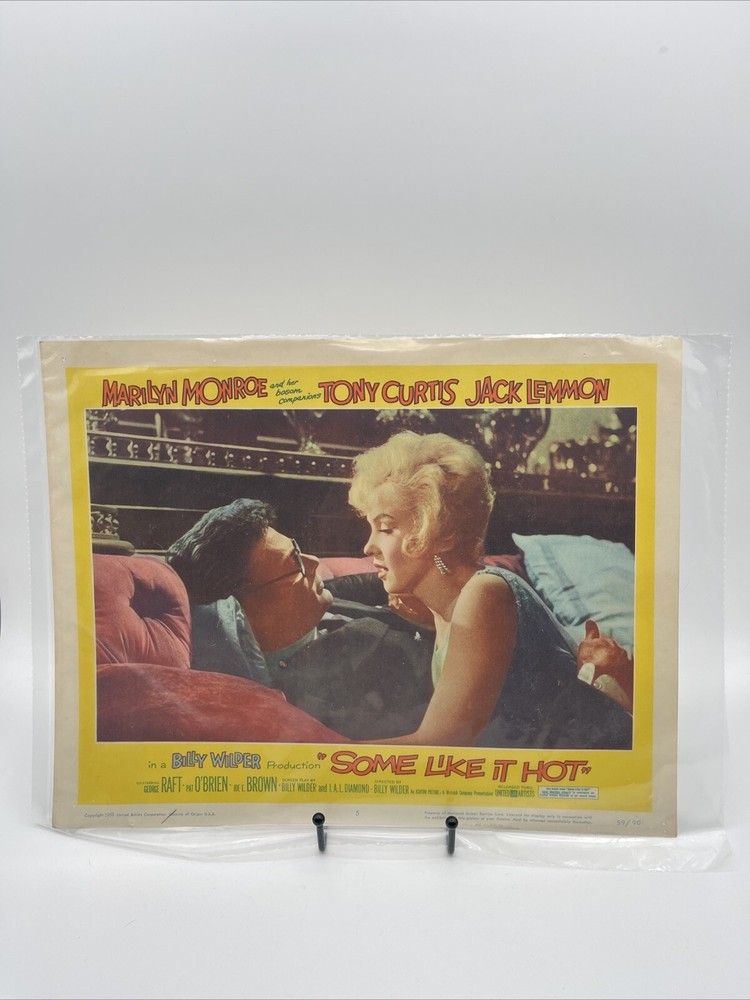1958 Limited Edition “Some Like It Hot” 59/90 Marilyn Monroe Lobby Card #5