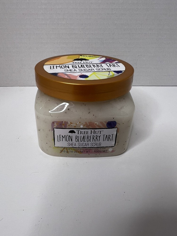 Tree Hut Lemon Blueberry Tart Shea Sugar Scrub Limited Edition RARE, 18 Oz NEW