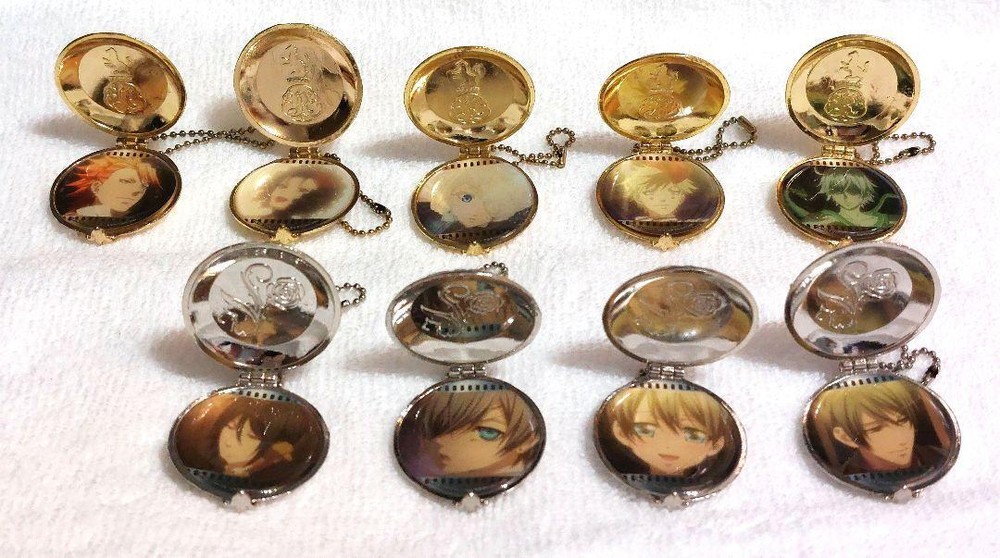 Black Butler Key chain Lot of 9 Snake Joker Beast Dagger Doll Sebastian Ciel
