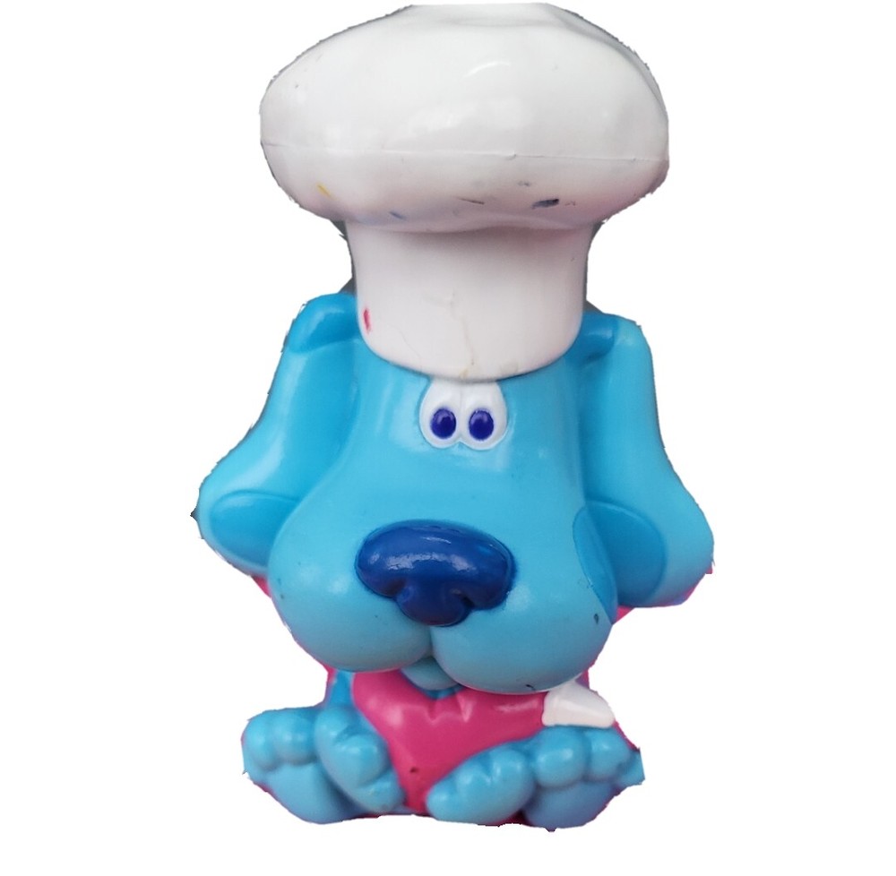 Blue's Clues Chef Hat Plastic Cake Topper for Birthday Celebrations 3 Inch