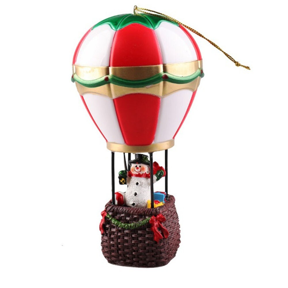 Resin Ornaments Glowing Hot Air Balloon Decorative Ornaments M3K88119