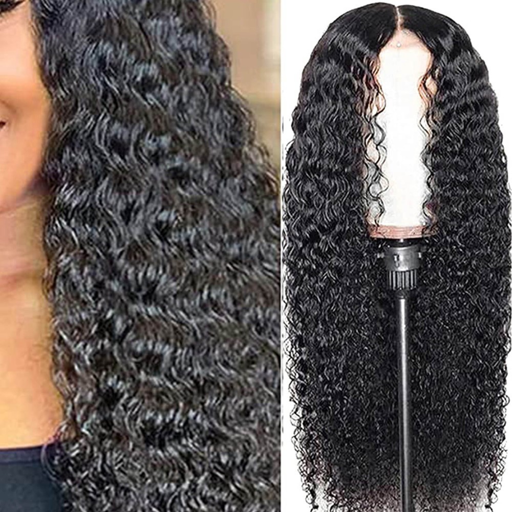 Brazilian Human Hair Wig Long Curly Lace Front Wavy Fashion Wig for Women-image