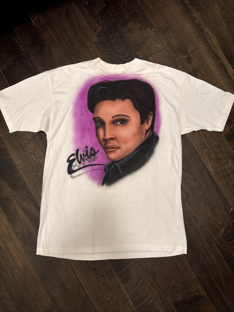 Elvis Airbrush Tee Size XL 1 Of 1